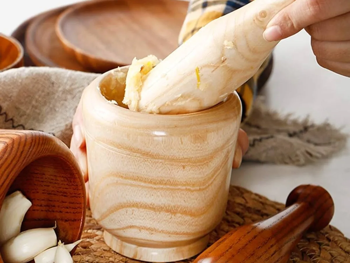 Mortier et Pilon en Bois Massif - Déco & Maison - Marseille